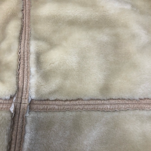 Outbrook Suede Leather and Sherpa Lined Jacket Size Large - Picture 4 of 15